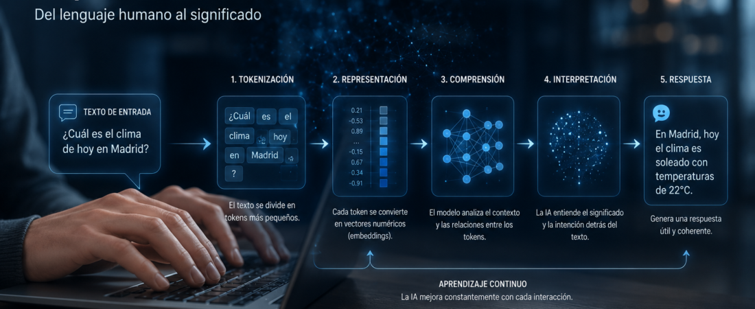 Procesamiento del lenguaje natural: cómo entiende la IA lo que escribimos