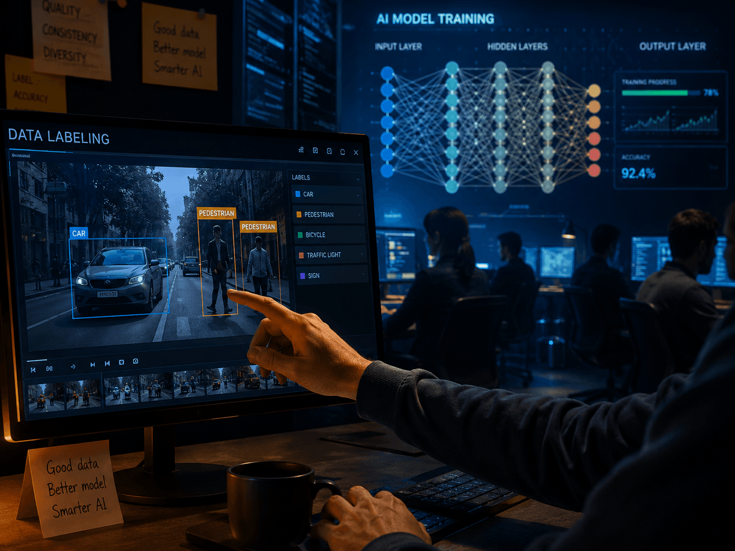 Etiquetado de datos: el trabajo humano invisible detrás de la inteligencia artificial