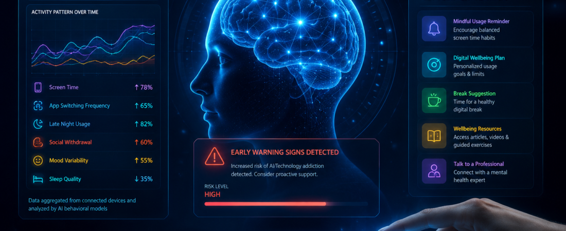 IA en la prevención de adicciones: cómo la tecnología detecta riesgos tempranos