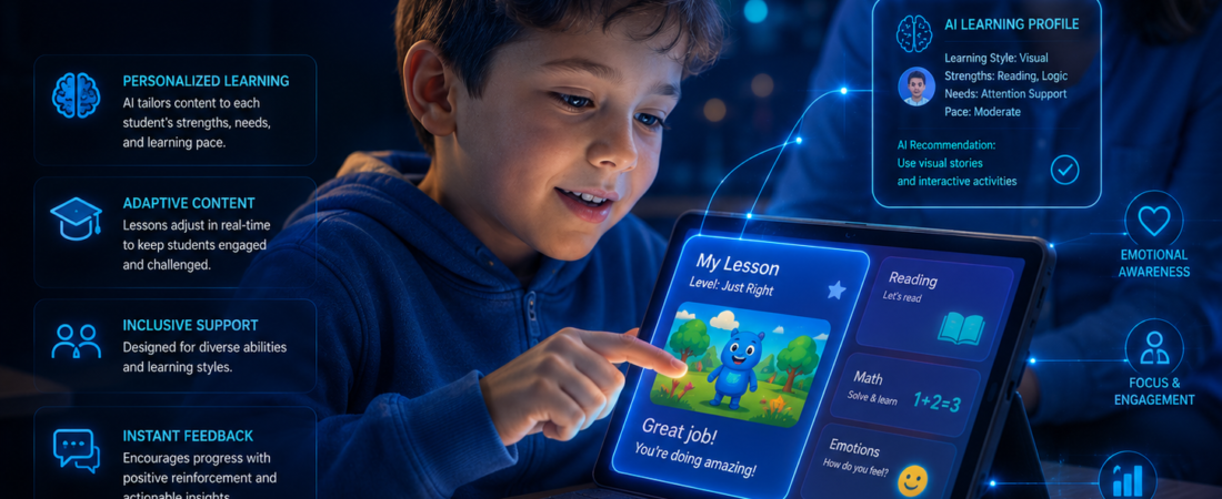 IA en la educación especial: cómo la tecnología personaliza el aprendizaje inclusivo