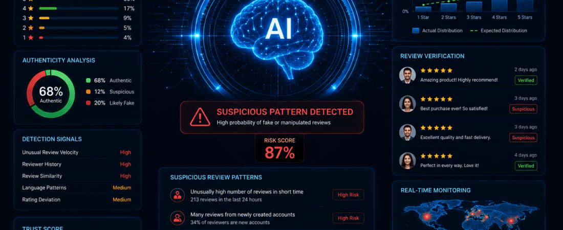 Reseñas falsas: cómo la inteligencia artificial detecta opiniones fabricadas online