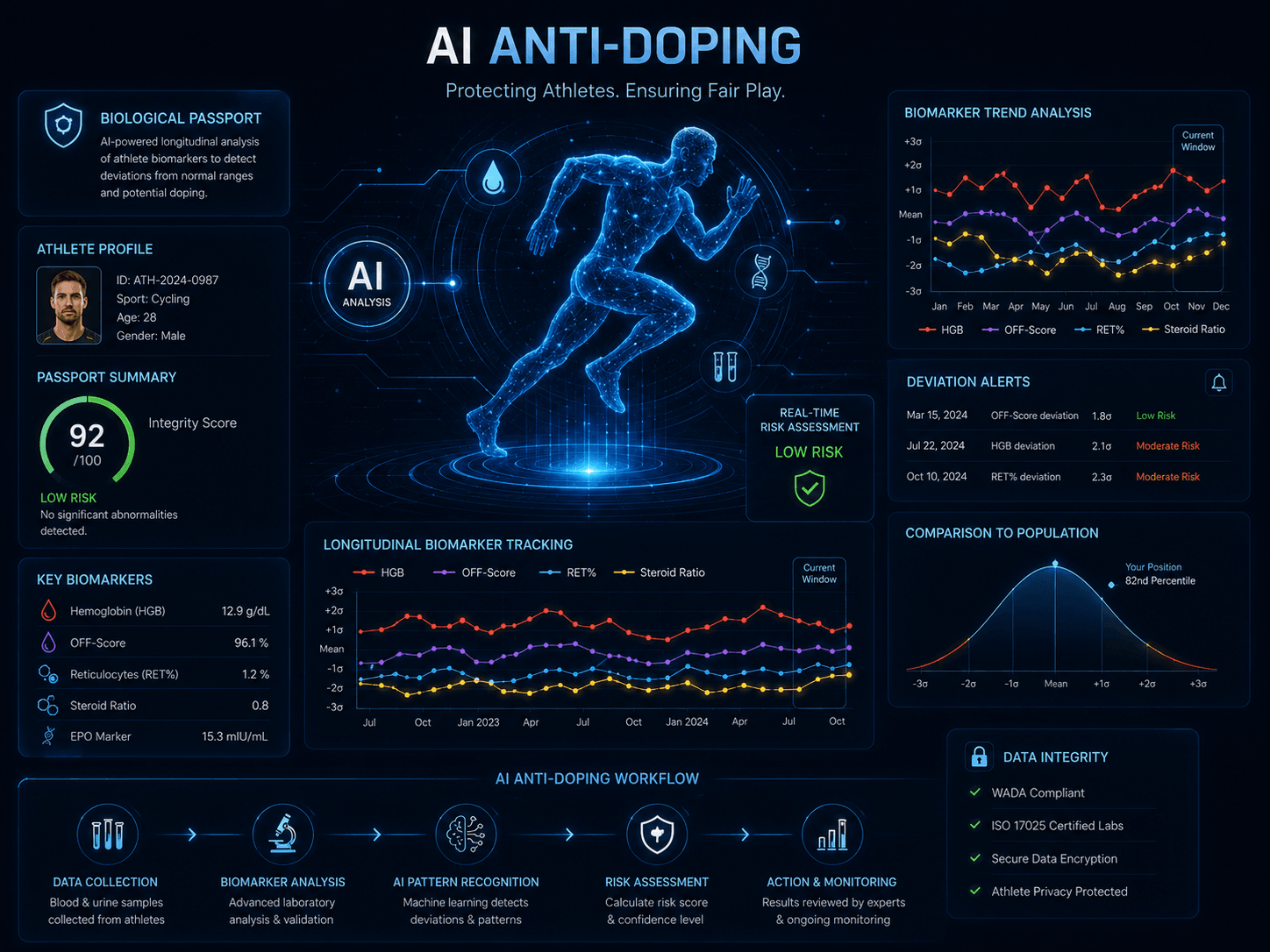 Antidopaje: cómo la inteligencia artificial detecta el dopaje en el deporte