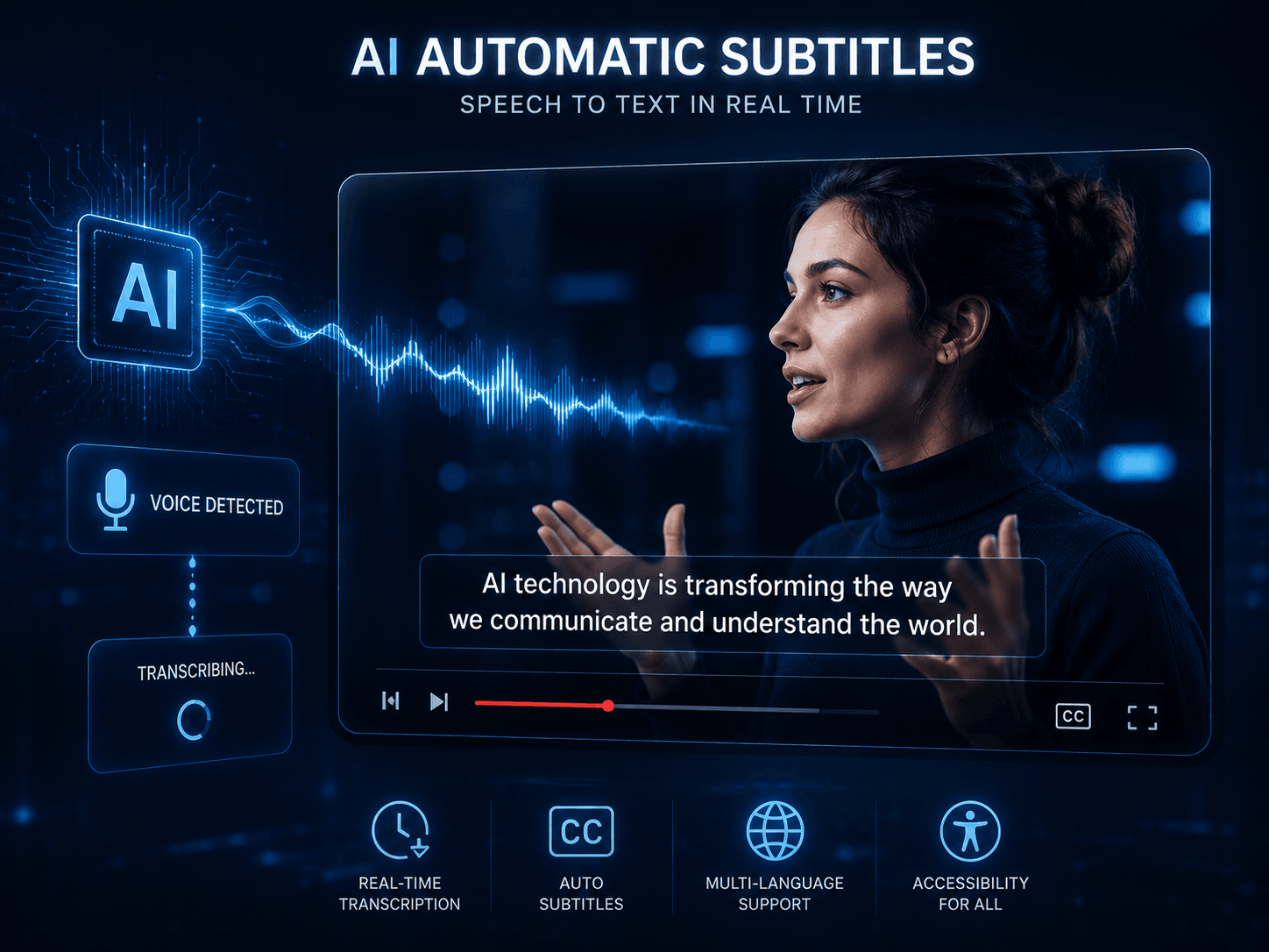 Subtítulos automáticos: cómo la inteligencia artificial hace accesible el vídeo para todos