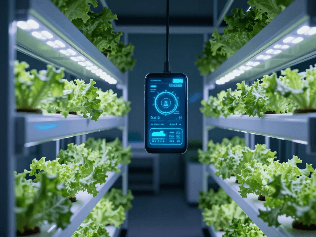 Agricultura vertical: cómo la inteligencia artificial cultiva alimentos sin tierra ni sol
