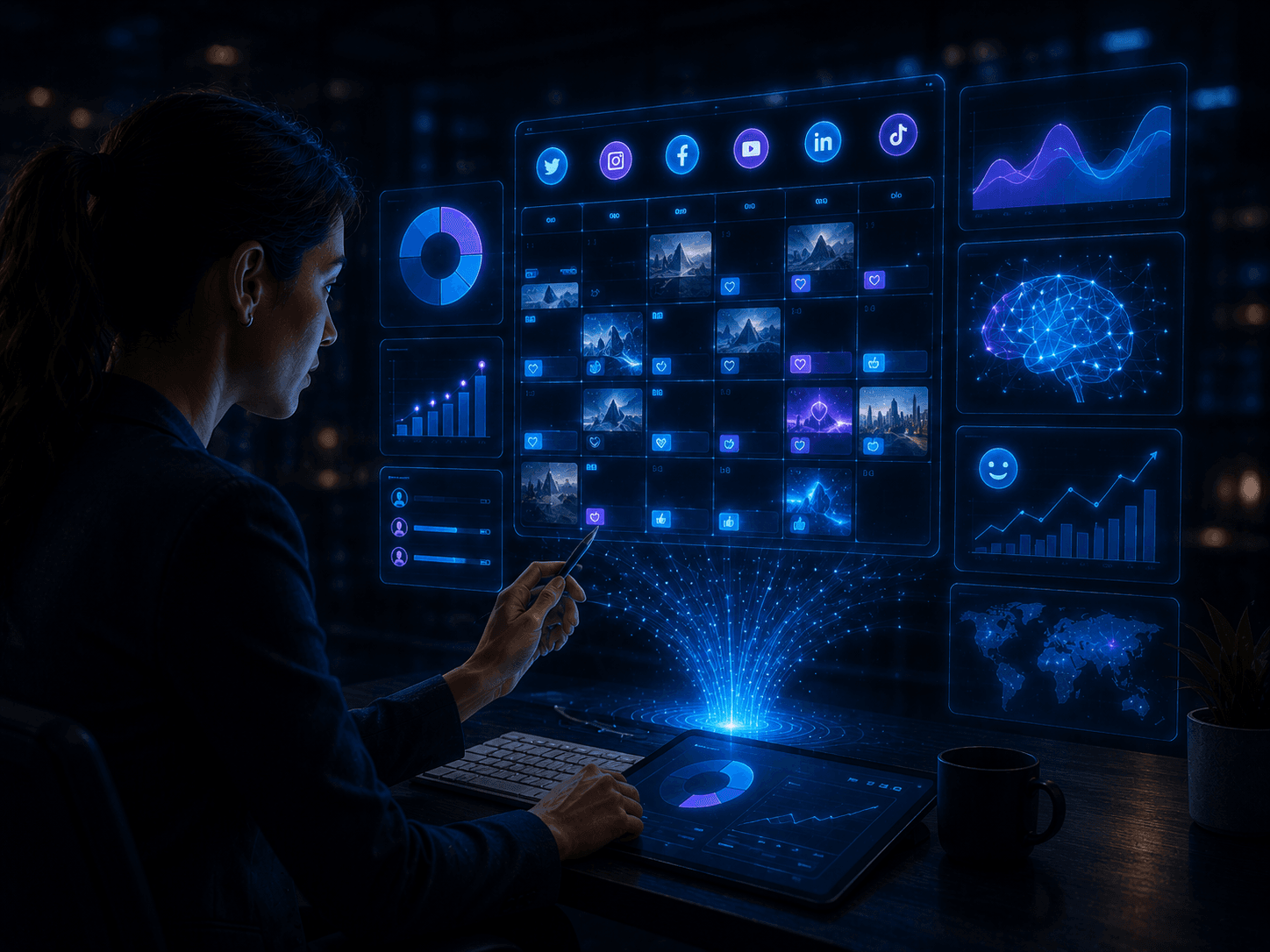 Redes sociales para empresas: cómo la inteligencia artificial gestiona tu presencia digital