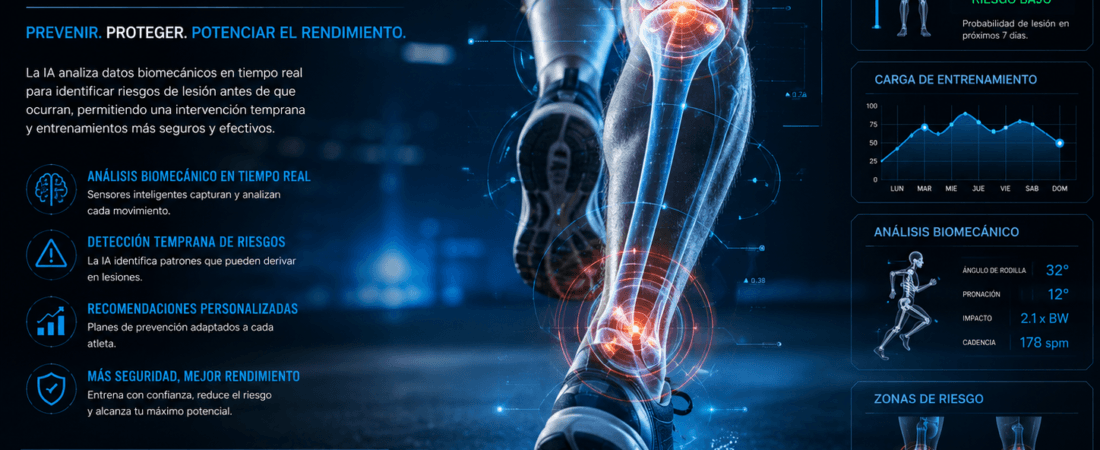 Lesiones deportivas: cómo la inteligencia artificial predice el riesgo antes de que ocurra