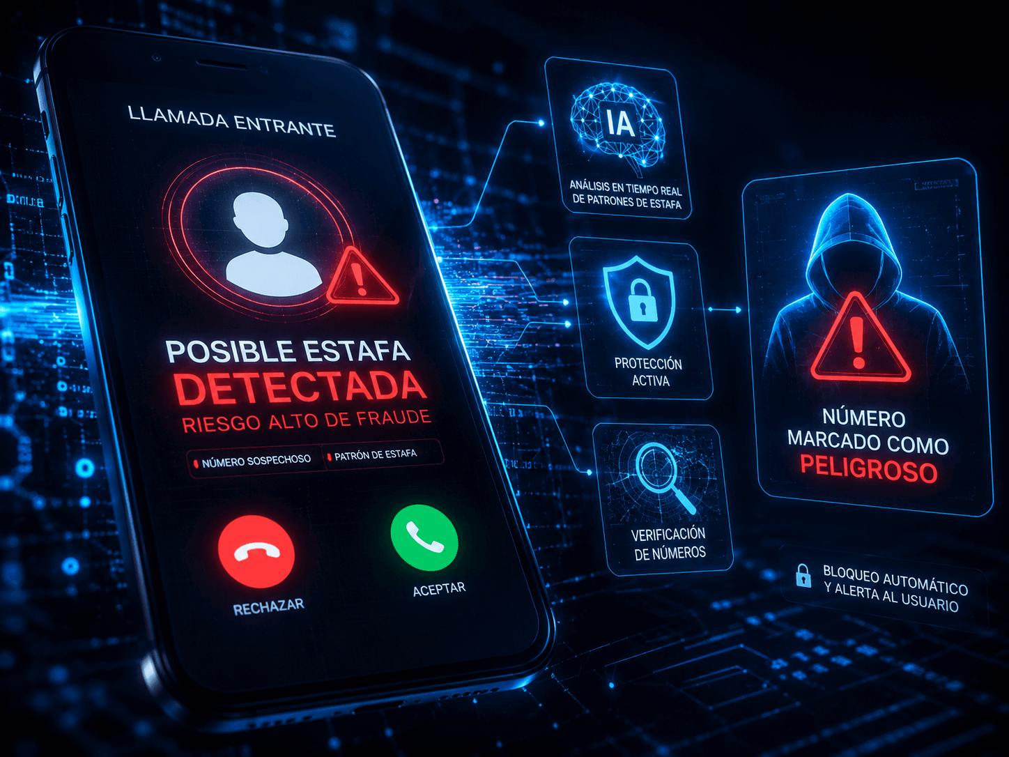 Estafas telefónicas: cómo la inteligencia artificial protege tu teléfono del fraude