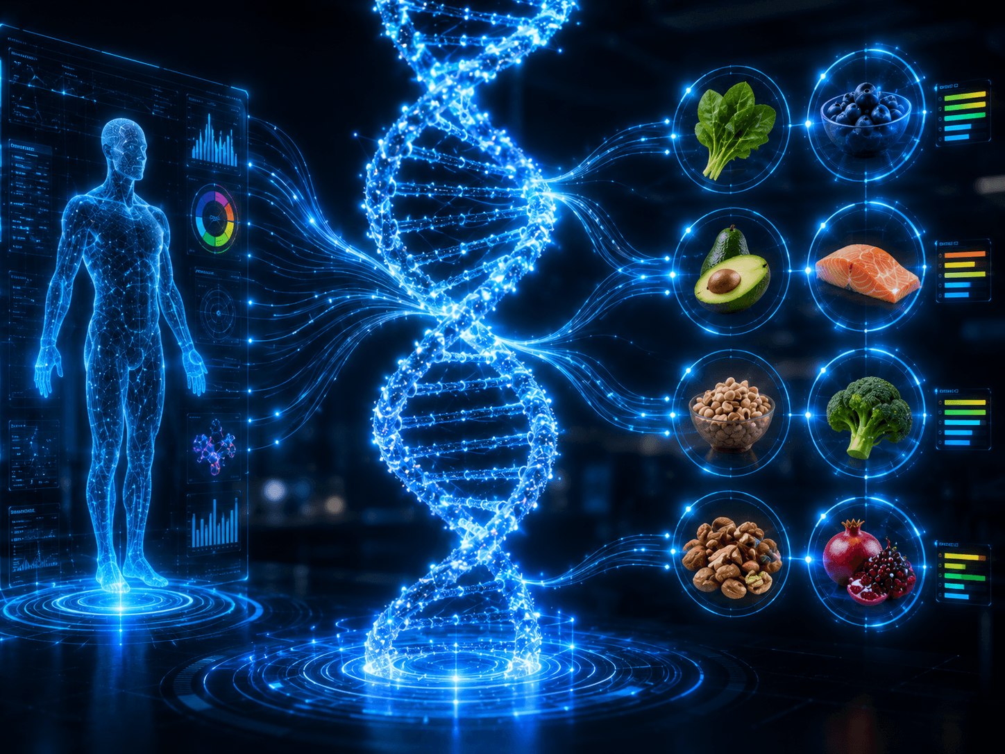 Nutrigenómica con IA: el Sorprendente Sistema que Diseña tu Dieta según tu ADN en 2026