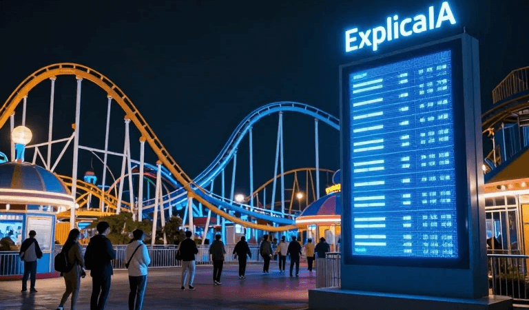 Parques de atracciones: cómo la inteligencia artificial optimiza la diversión
